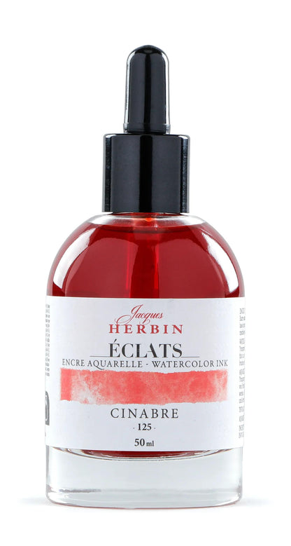 Watercolor Ink Eclats in 50ml - Cinabre