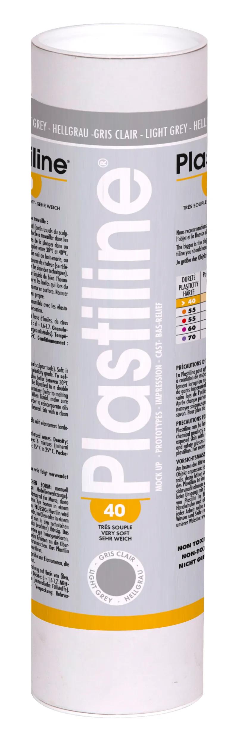 1 kg de plastiline dureté 40 - Gris clair