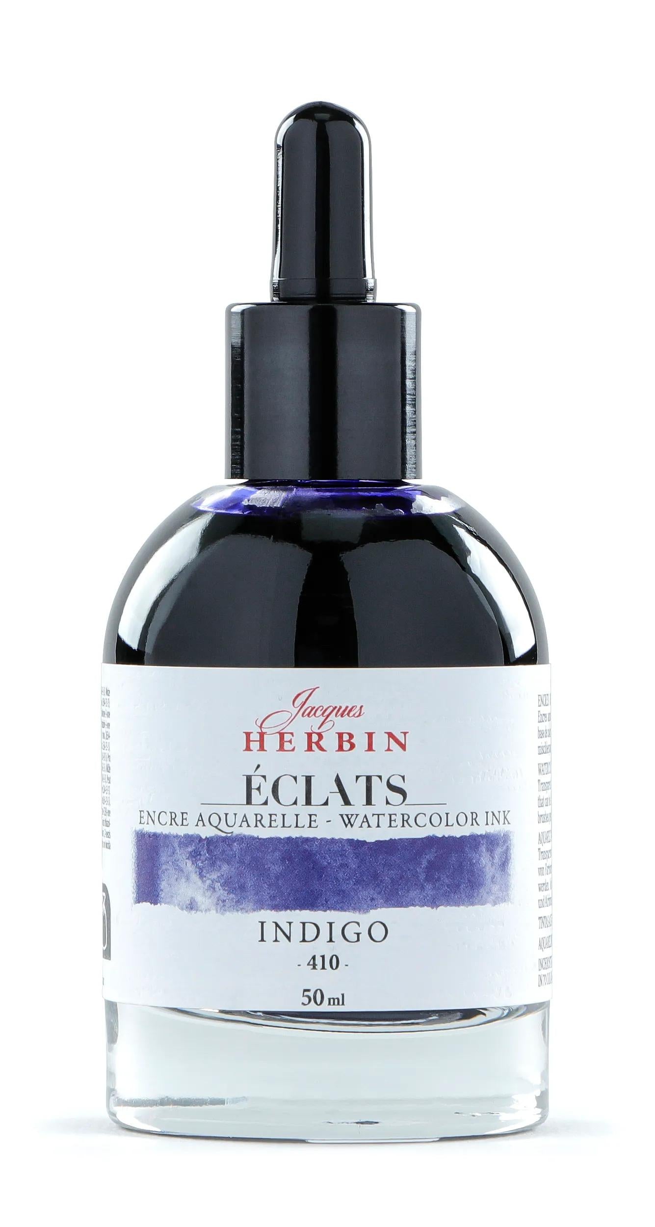 Watercolor Ink Eclats in 50ml - Indigo (Pack x4)