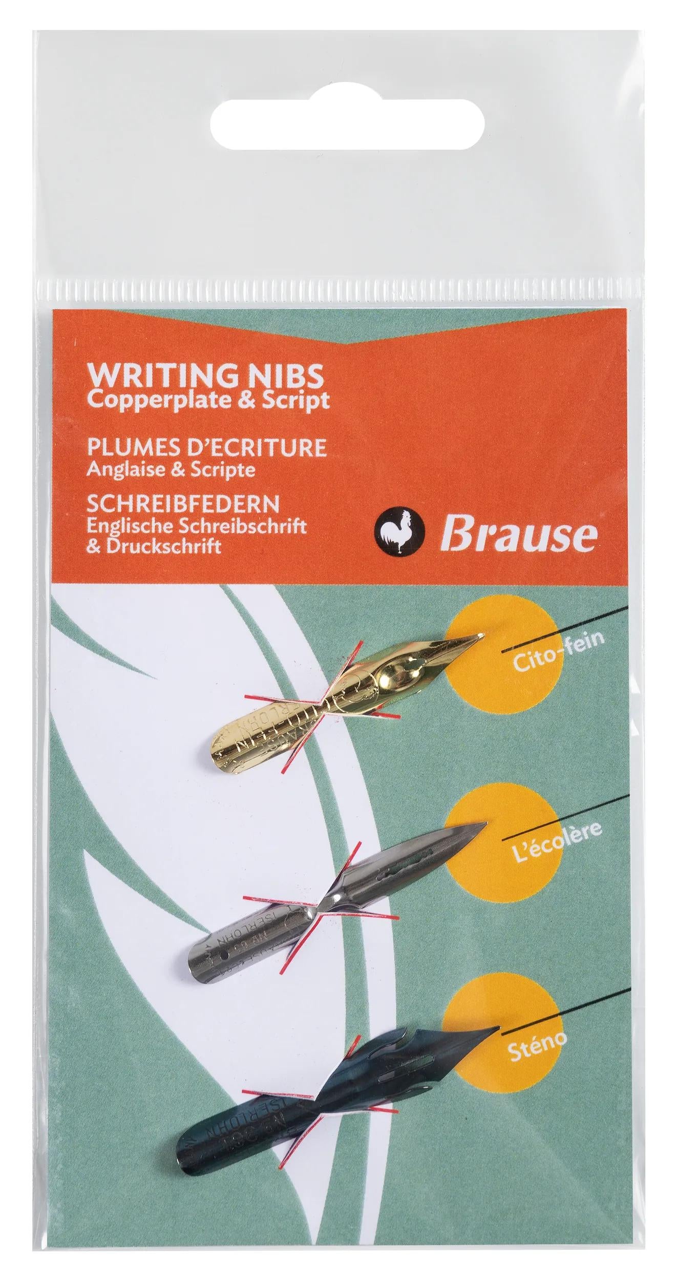 POCHETTE 3 PLUMES WRITING SERIES (Pack x5)