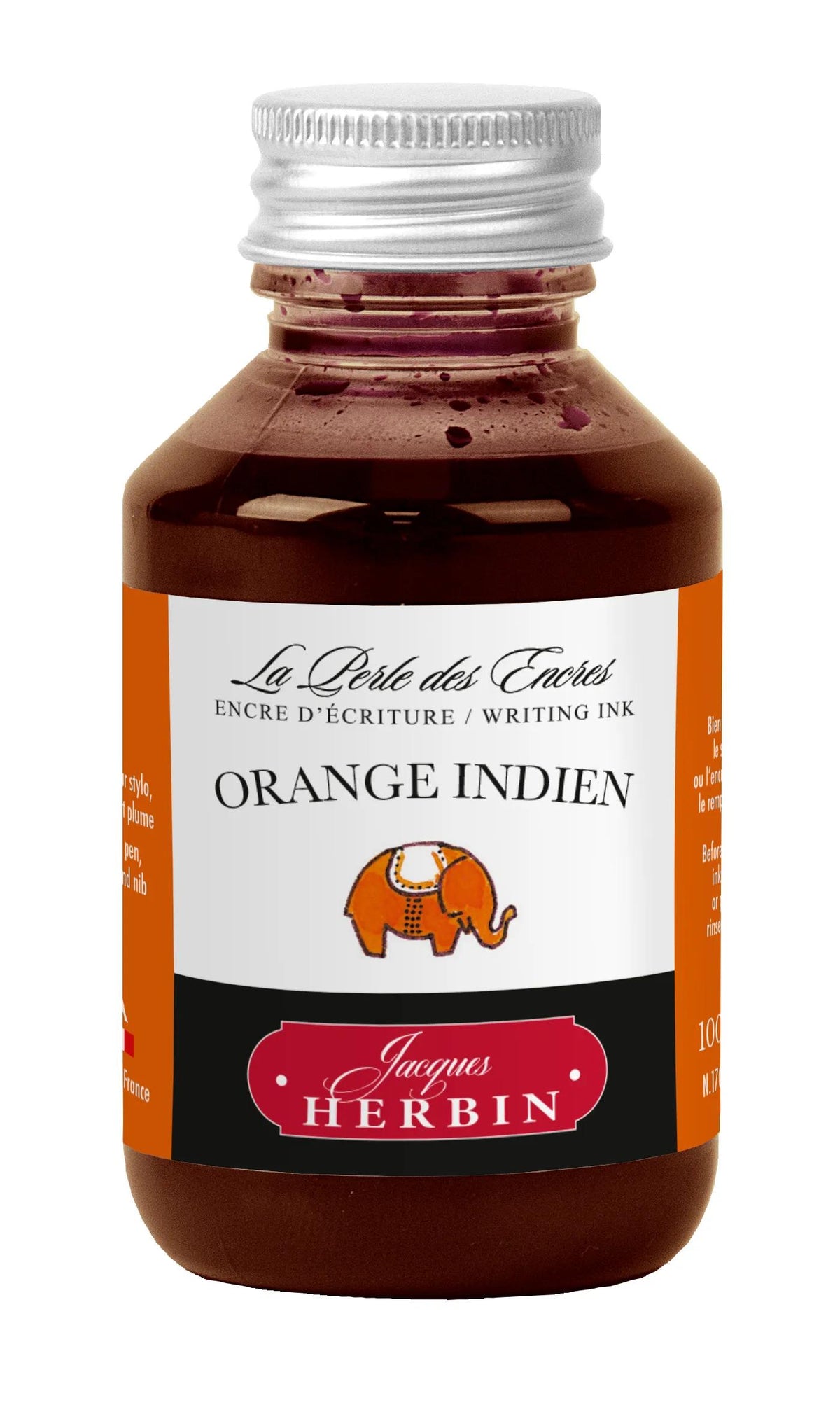 PET 100ml bottle ink - Indian Orange