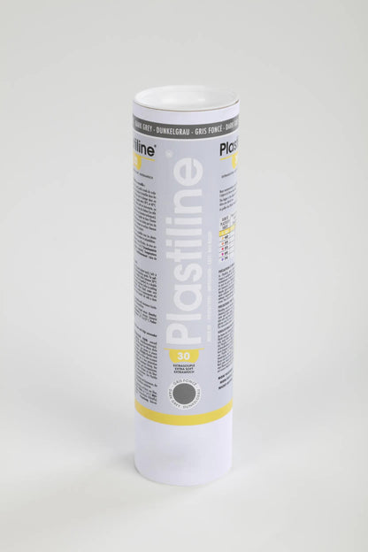 1 kg de plastiline dureté 30 (extra-souple) - Gris foncé