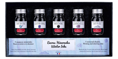 Set de 5 petites bouteilles d'encre à dessiner - assorti (lot de 2)