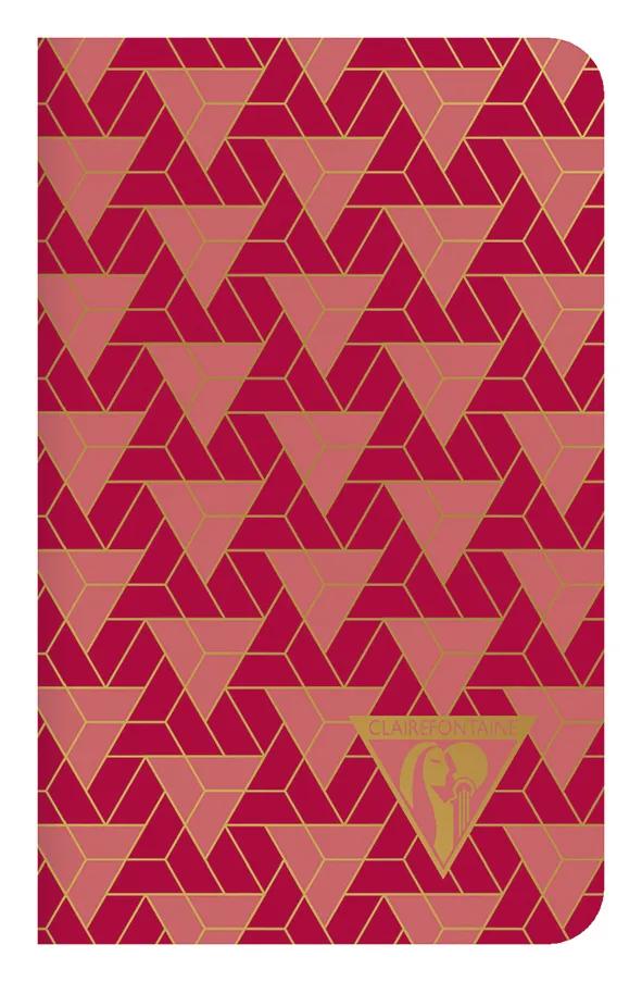 Textbuch Textilstich Neo Deco Collection Mi-Saison 7,5x12 cm 48 Seiten gefüttert passende Motive Elfenbeinpapier - sortiert (Paket x12)