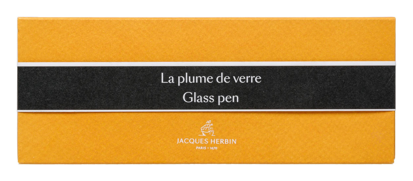 Coffret plume de verre - Noir