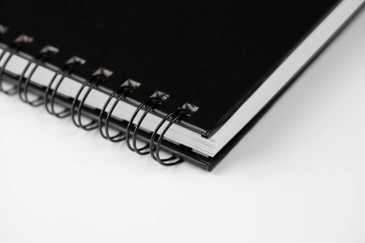Alpha Series carnet spiralé 50F 17,8x25,4cm 150g - Blanc (lot de 2)