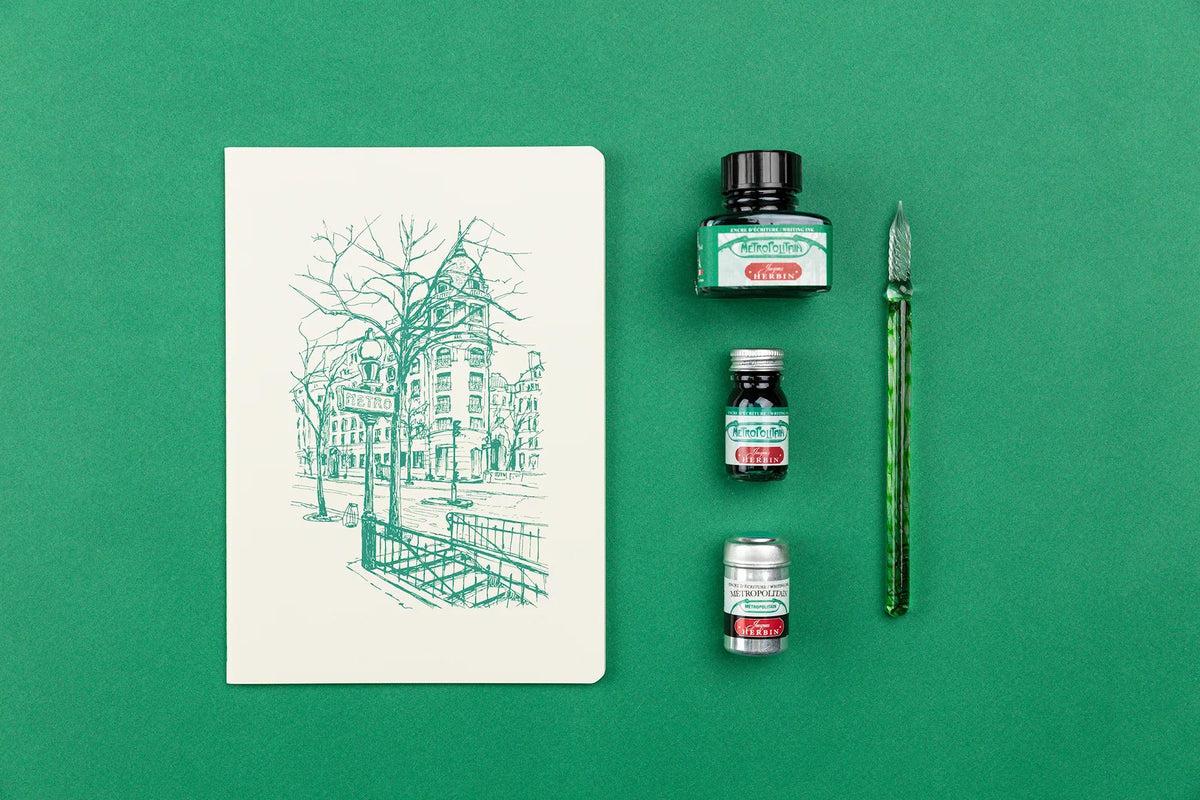 Box mit 6 Tintenpatronen - Farbsammlung von Paris - Grün - Neu - Grün - Neu (6er-Pack)
