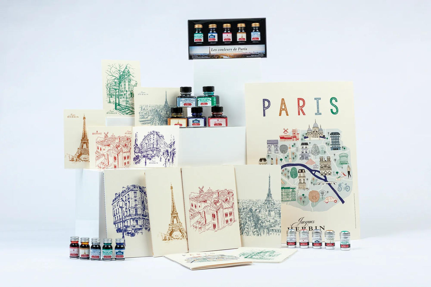 Scatola di 6 cartucce di inchiostro di scrittura - collezione di colori di Parigi - Brun - Nuovo - marrone (Pacchetto x6)