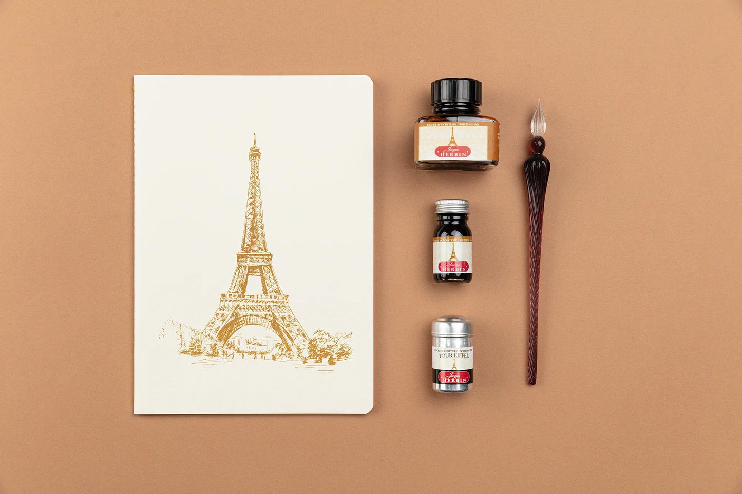 Scatola di 6 cartucce di inchiostro di scrittura - collezione di colori di Parigi - Brun - Nuovo - marrone (Pacchetto x6)