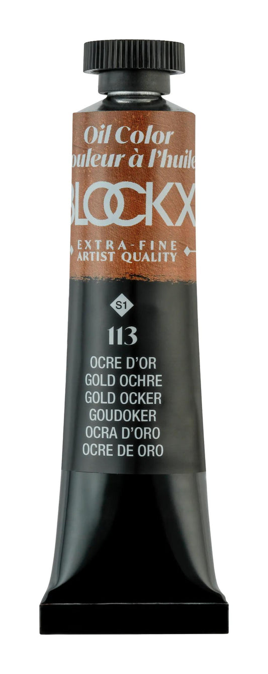 Extra-fine oil paint tube 20ml - Gold ochre (Lot x3)