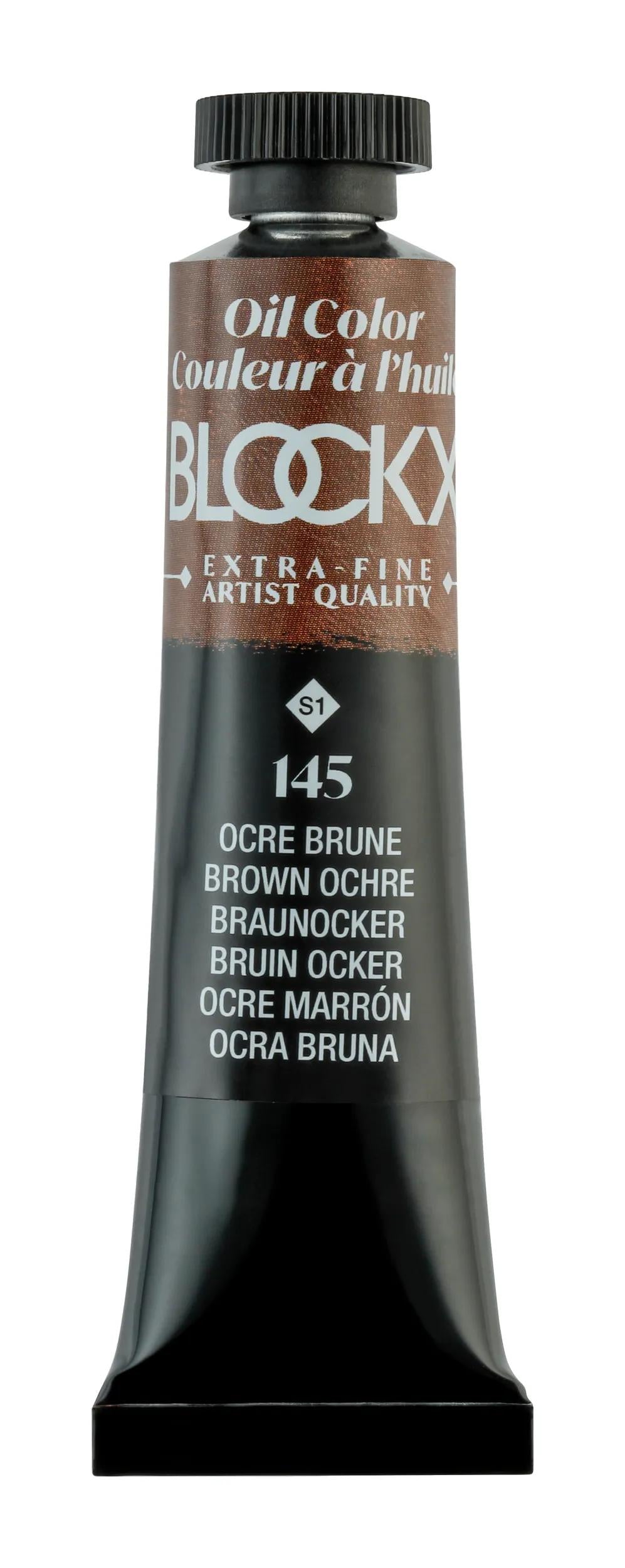 Extra-fine oil paint tube 20ml - Brown ochre 145 (Pack x3)