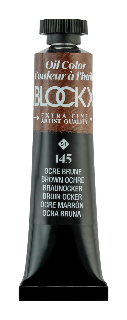 Extra-fine oil paint tube 20ml - Brown ochre 145 (Pack x3)