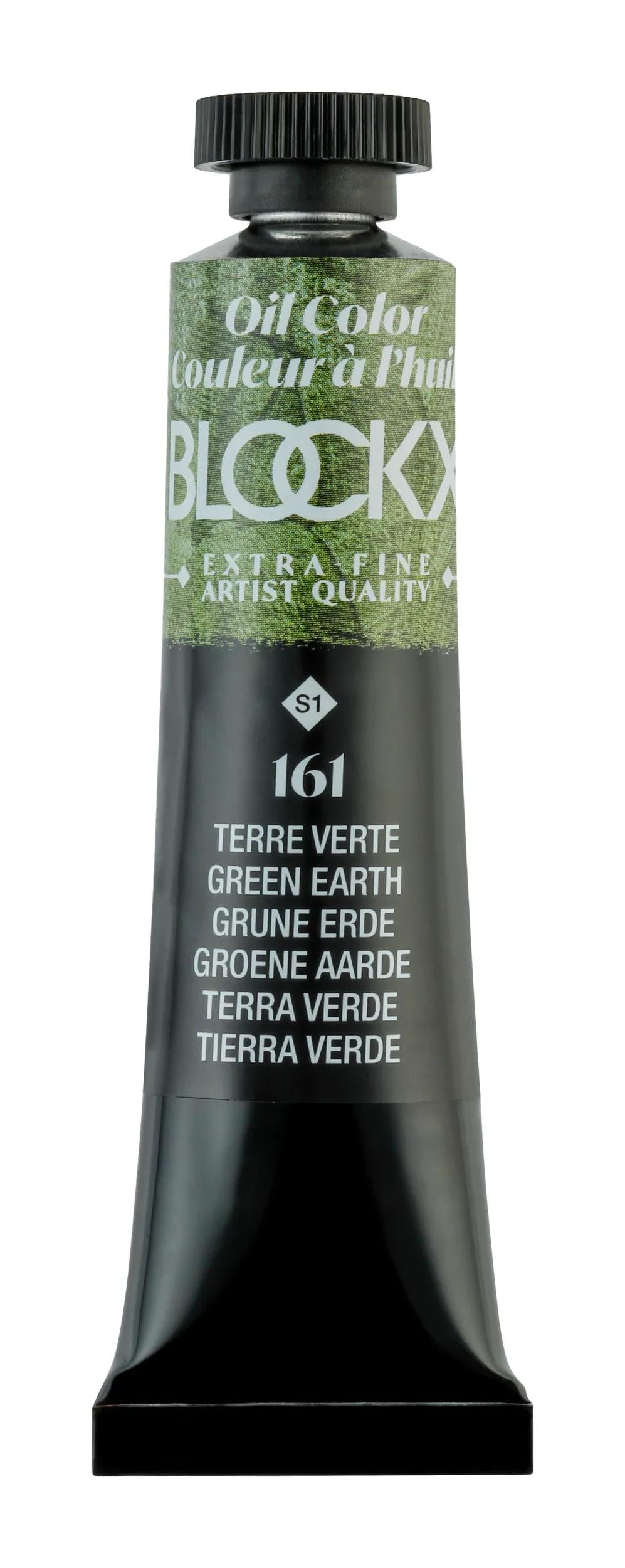 Extra-fine oil paint tube 20ml - Green earth 161 (Pack x3)