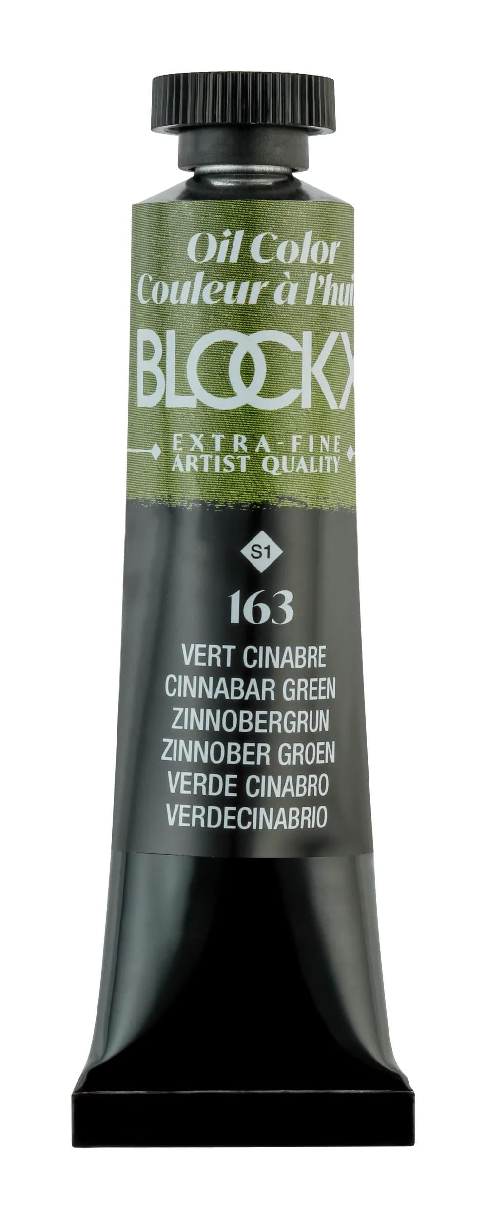 Extra-fine oil paint tube 20ml - Green cinabre 163 (Pack x3)