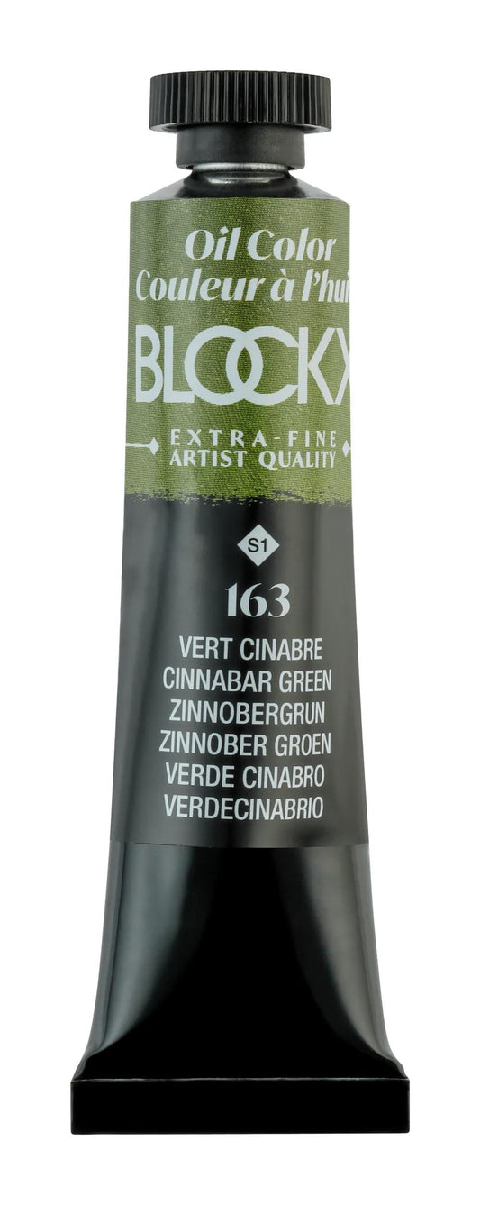 Extra-fine oil paint tube 20ml - Green cinabre 163 (Pack x3)