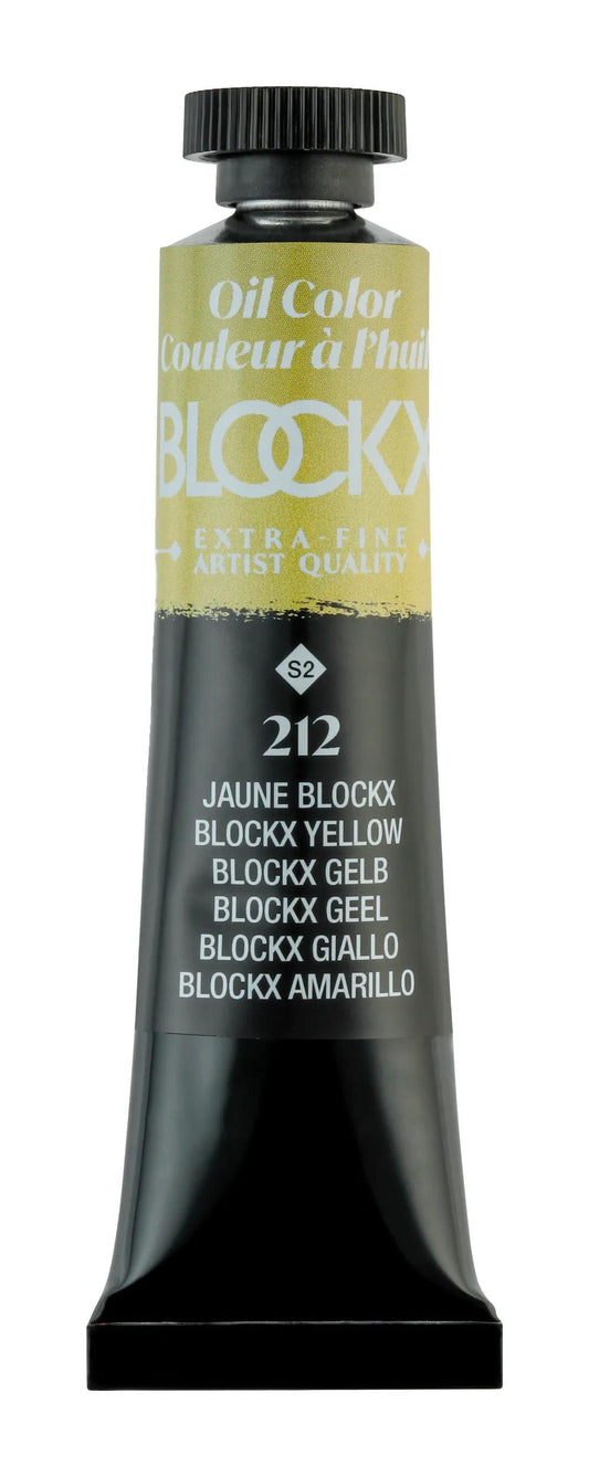 Extra-fine oil paint tube 20ml - Yellow blockx 212 (Pack x3)