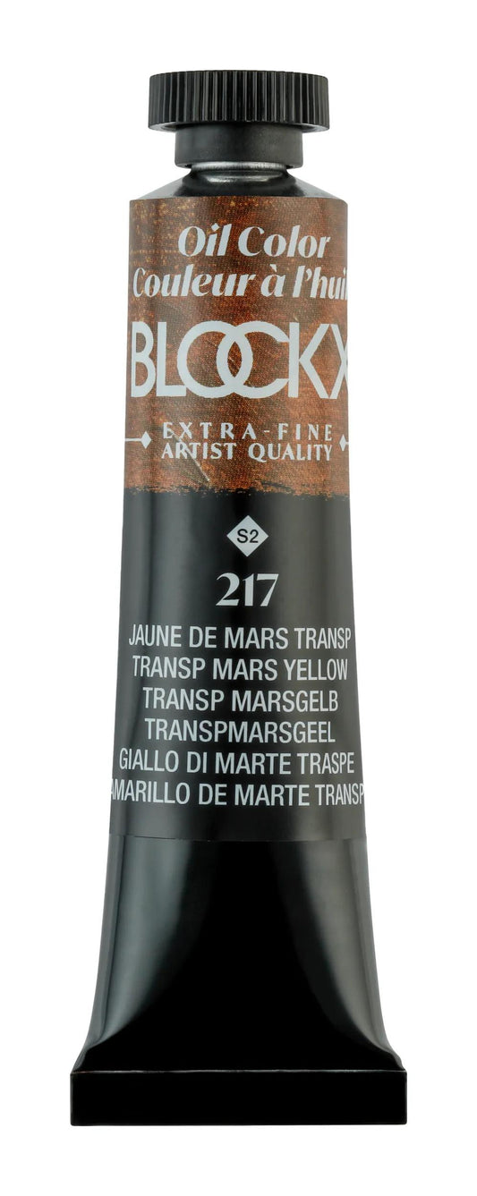 Extra-fine oil paint tube 20ml - Transparent Mars Yellow 217 (Pack x3)