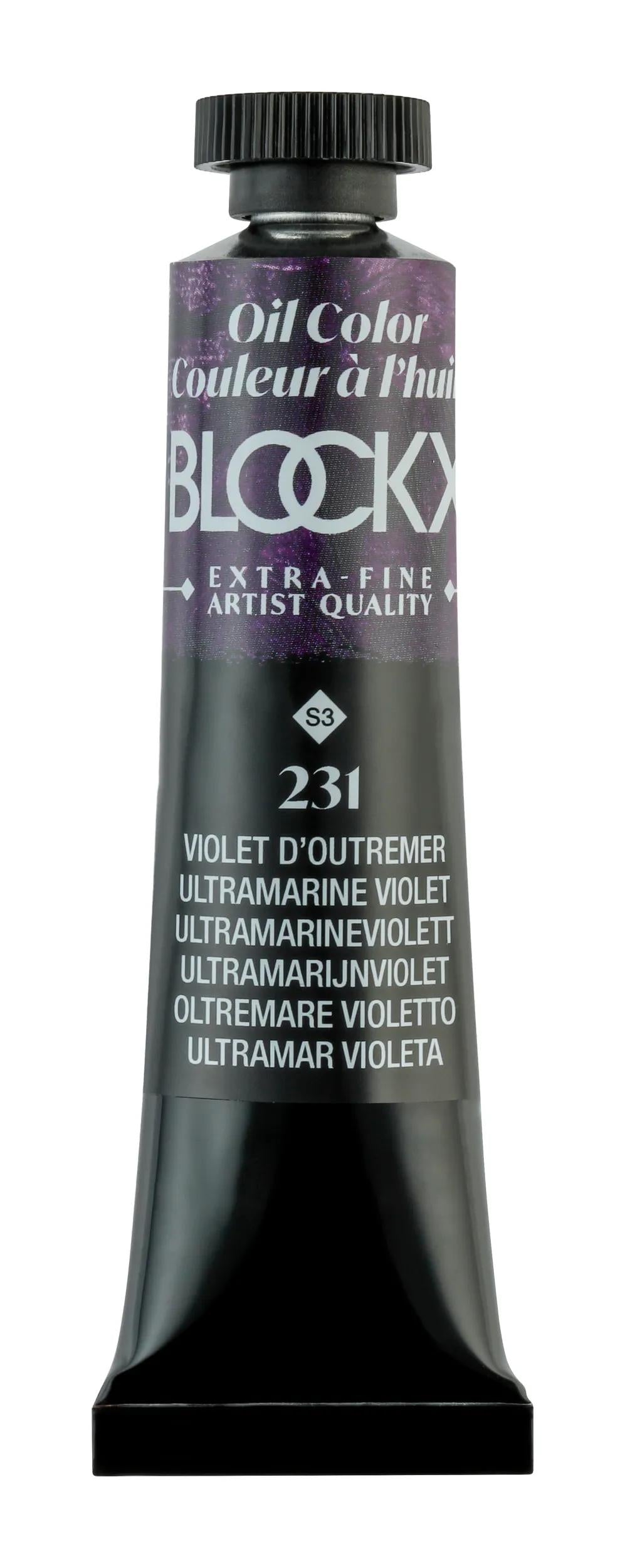 Extra-fine oil paint tube 20ml - Overseas violet 231 (Pack x3)