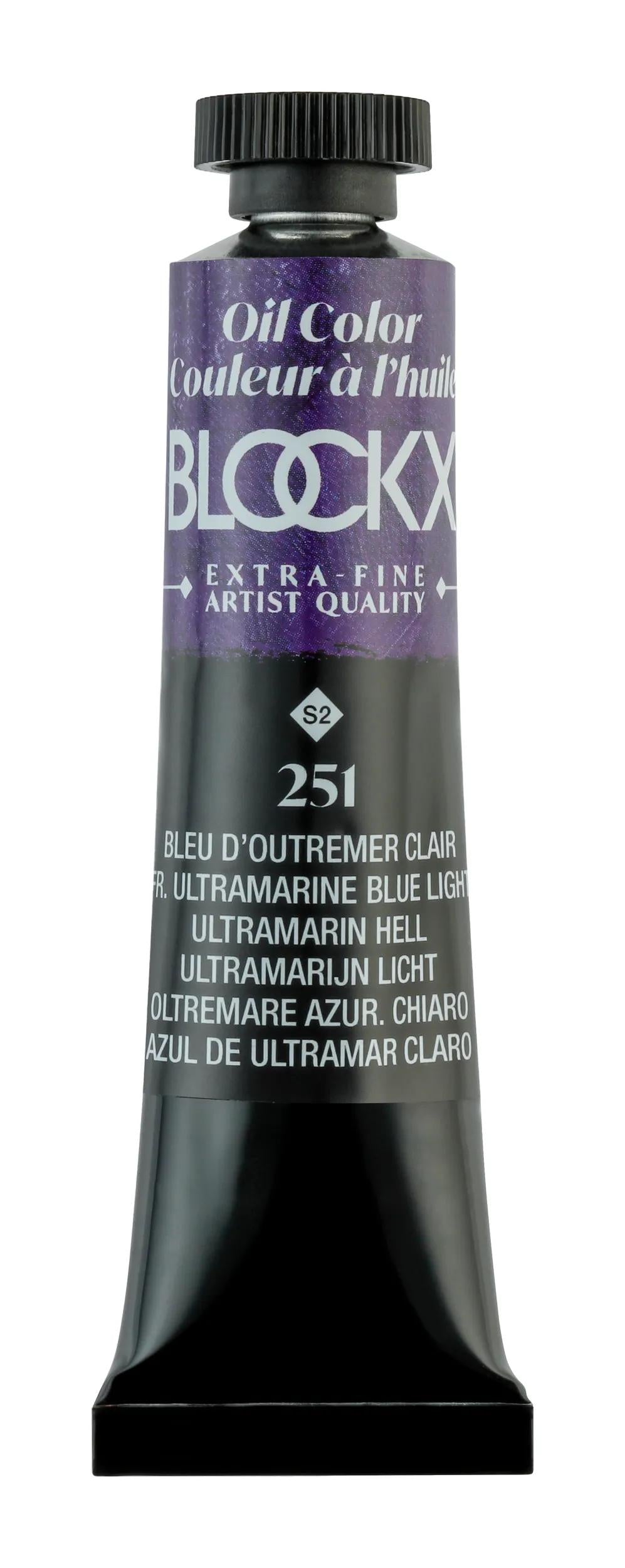 Extra-fine oil paint tube 20ml - Light overseas blue 251 (Pack x3)