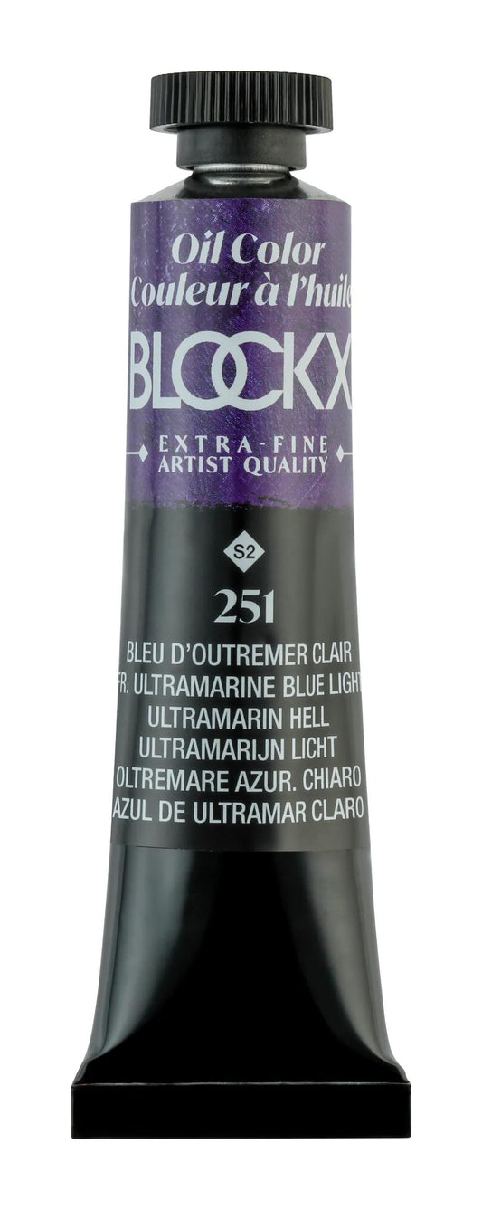 Extra-fine oil paint tube 20ml - Light overseas blue 251 (Pack x3)
