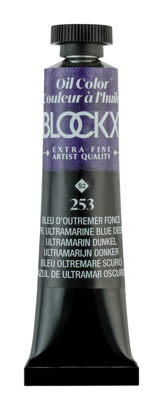 Extra-fine oil paint tube 20ml - Dark overseas blue 253 (Pack x3)
