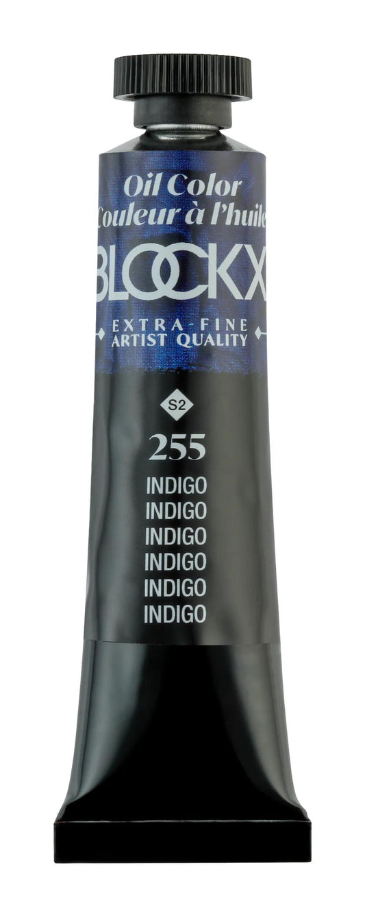 Extra-fine oil paint tube 20ml - Indigo 255 (Pack x3)