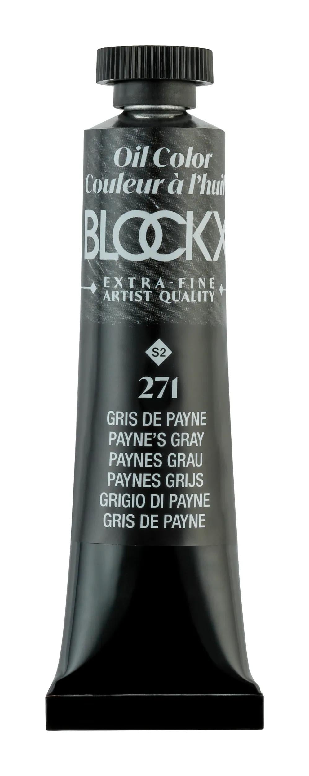 Extra-fine oil paint tube 20ml - Payne Grey 271 (Pack x3)