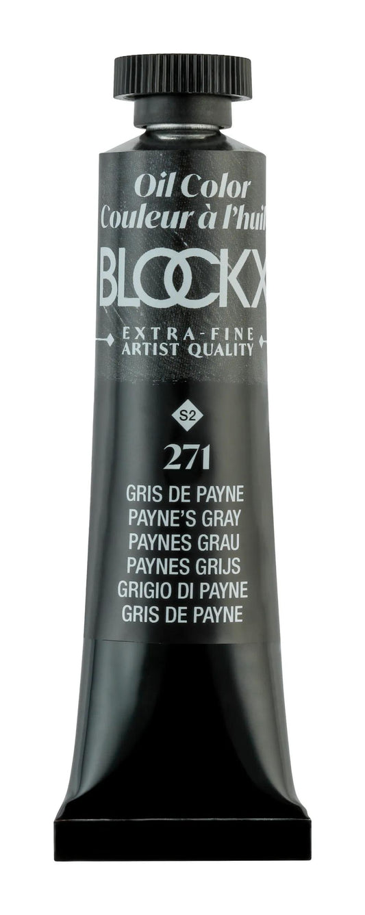Extra-fine oil paint tube 20ml - Payne Grey 271 (Pack x3)