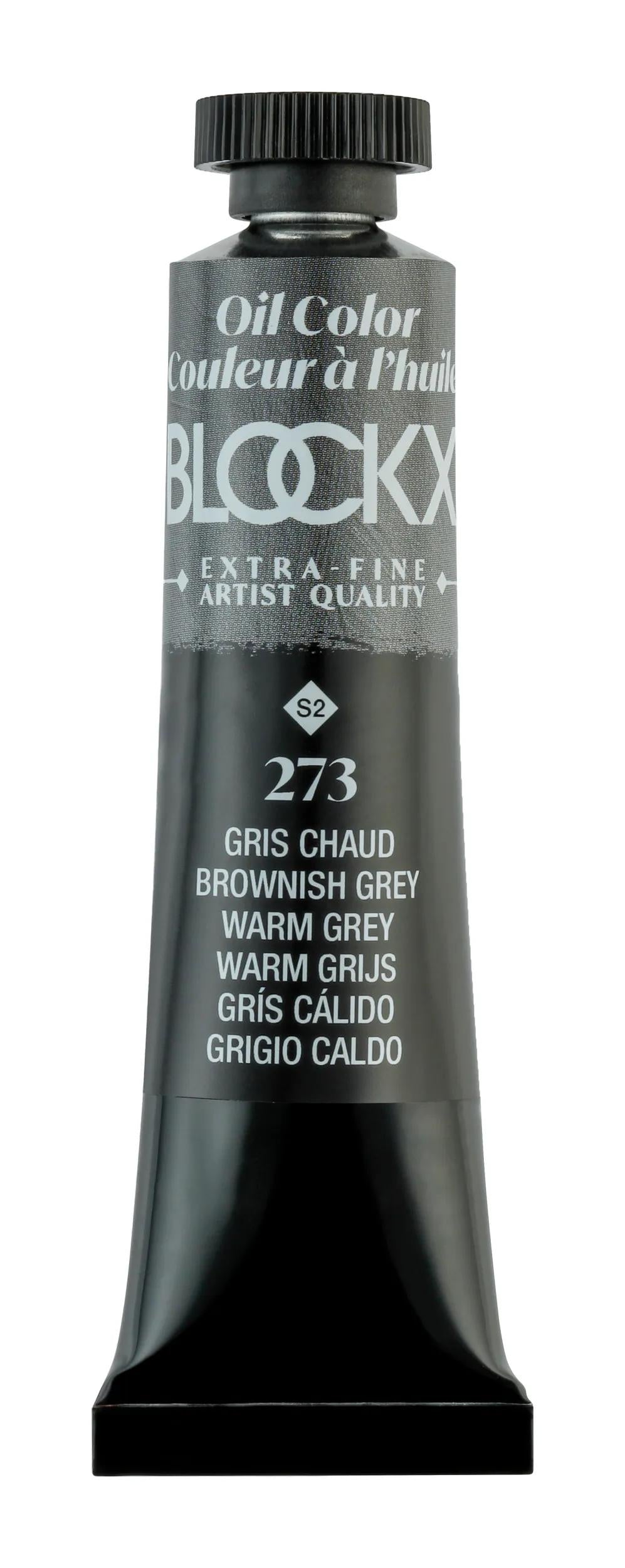 Extra-fine oil paint tube 20ml - Hot Grey 273 (Pack x3)