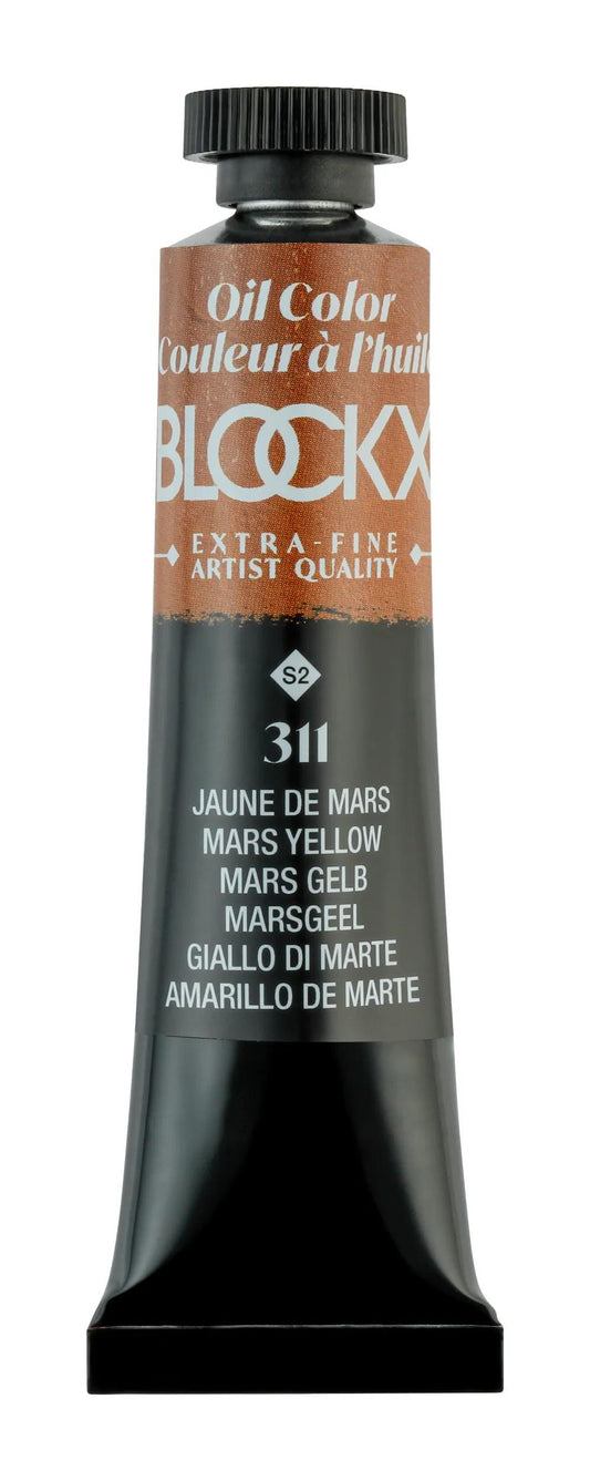 Extra-fine oil paint tube 20ml - Yellow of March 311 (Pack x3)