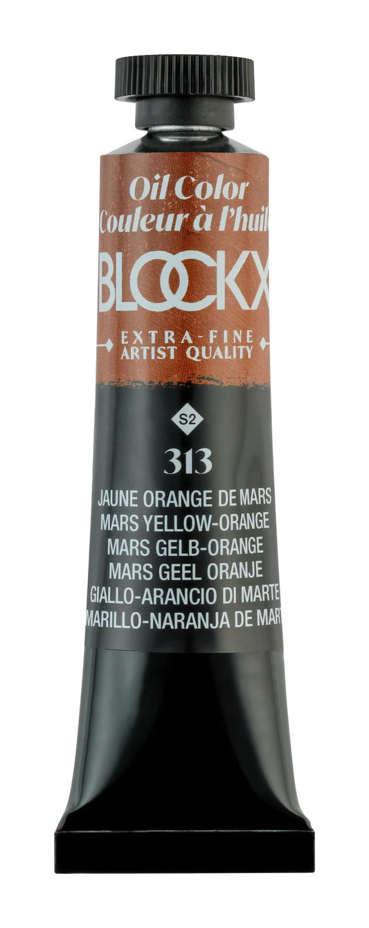 Extra-fine oil paint tube 20ml - Yellow orange of March 313 (Pack x3)