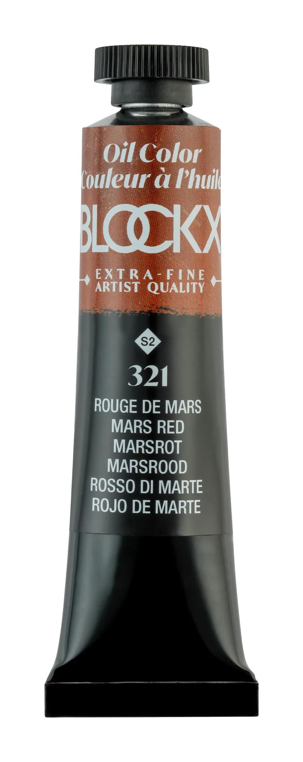 Extra-fine oil paint tube 20ml - Red of March 321 (Pack x3)