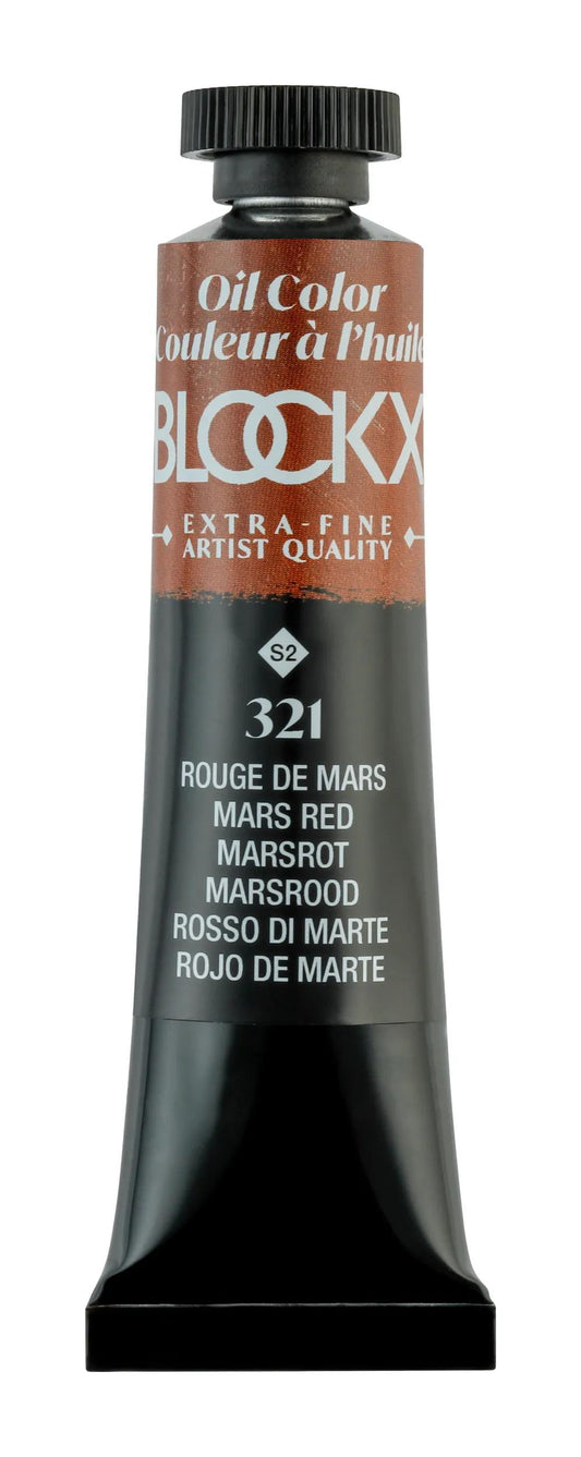 Extra-fine oil paint tube 20ml - Red of March 321 (Pack x3)