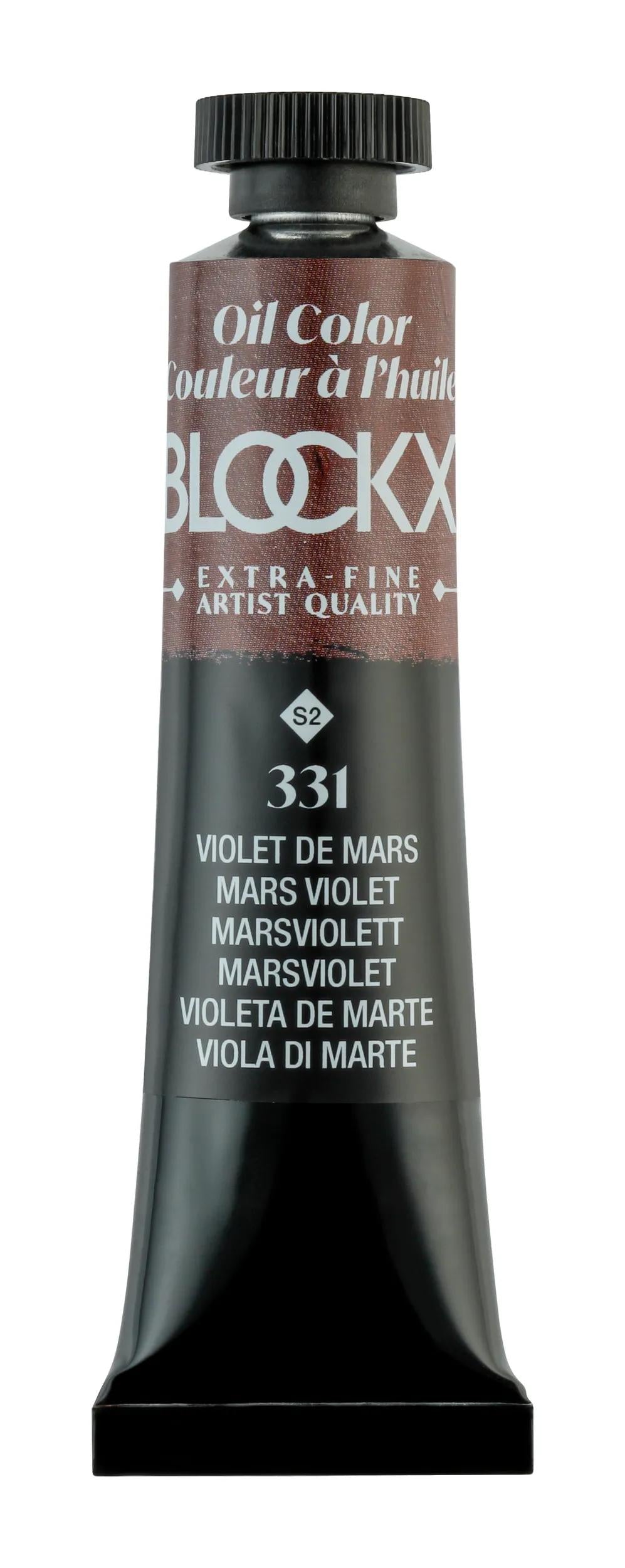 Extra-fine oil paint tube 20ml - Violet de Mars 331 (Pack x3)