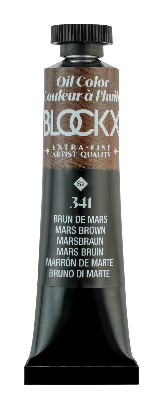 Extra-fine oil paint tube 20ml - Brown of March 341 (Pack x3)