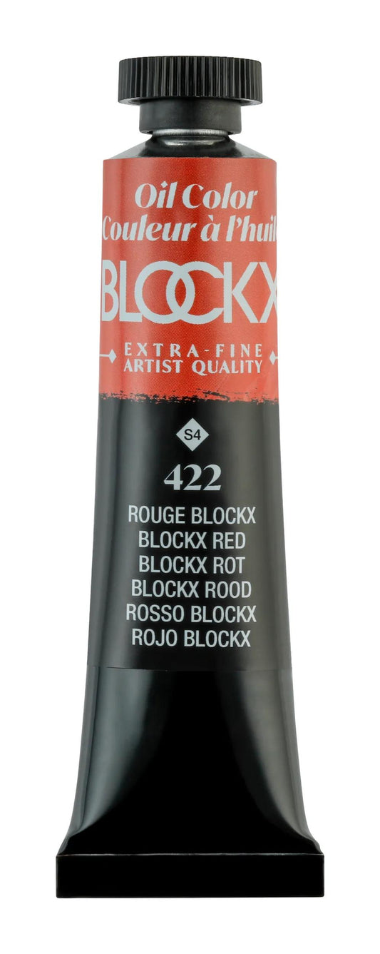 Extra-fine oil paint tube 20ml - Red blockx 422