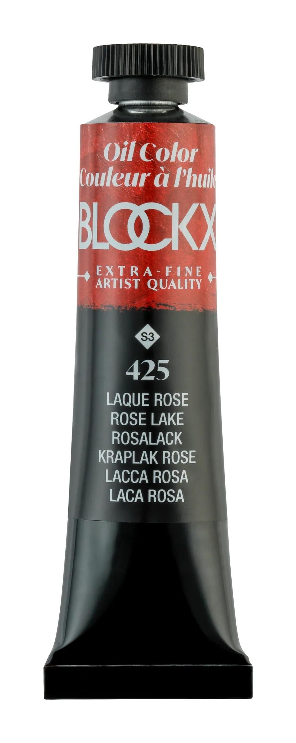 Extra-fine oil paint tube 20ml - Pink lacquer 425 (Pack x3)