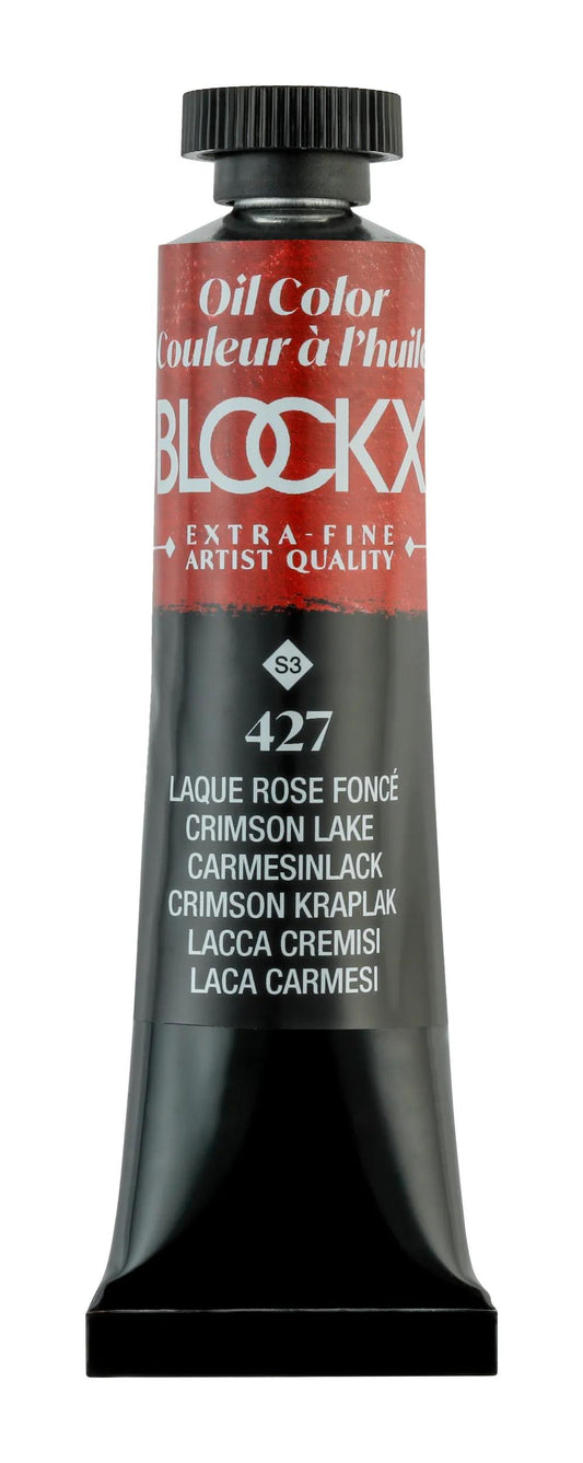 Extra-fine oil paint tube 20ml - Dark pink lacquer 427 (Pack x3)