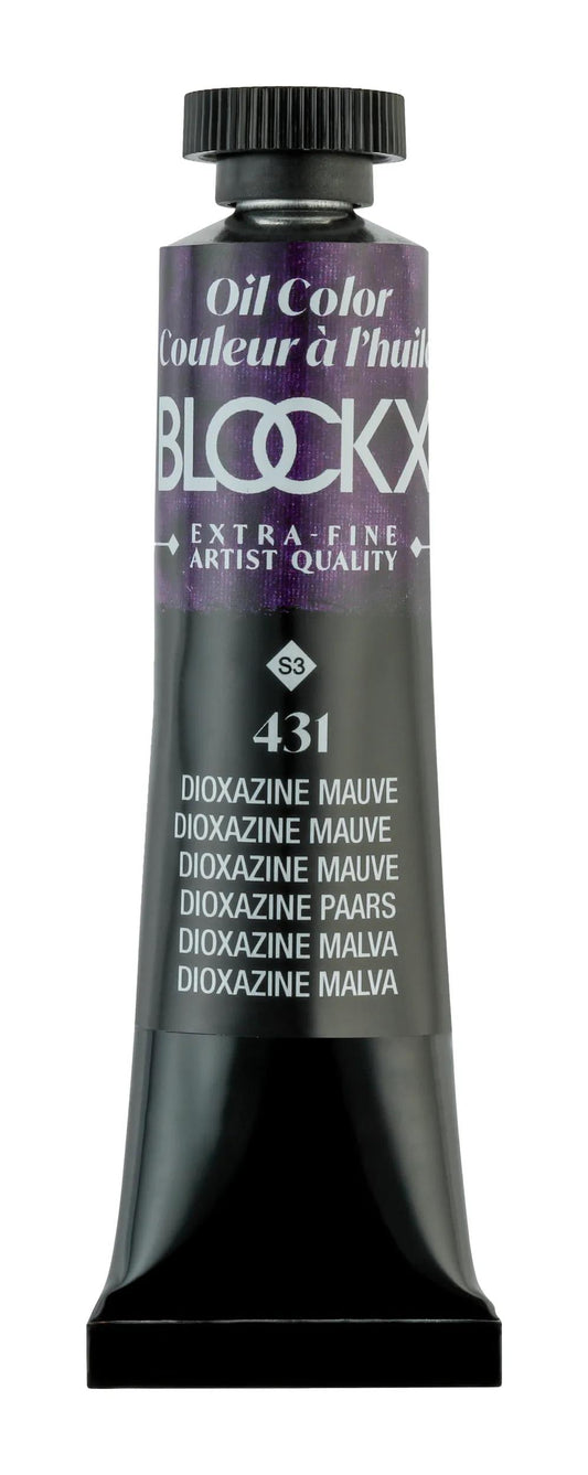 Extra-fine oil paint tube 20ml - Dioxazine purple 431 (Pack x3)