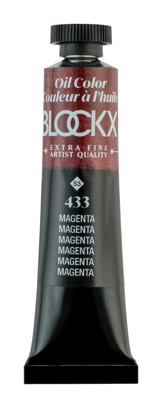 Extra-fine oil paint tube 20ml - Magenta 433 (Pack x3)
