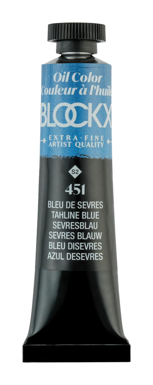 Extra-fine oil paint tube 20ml - Blue Sèvres 451 (Pack x3)