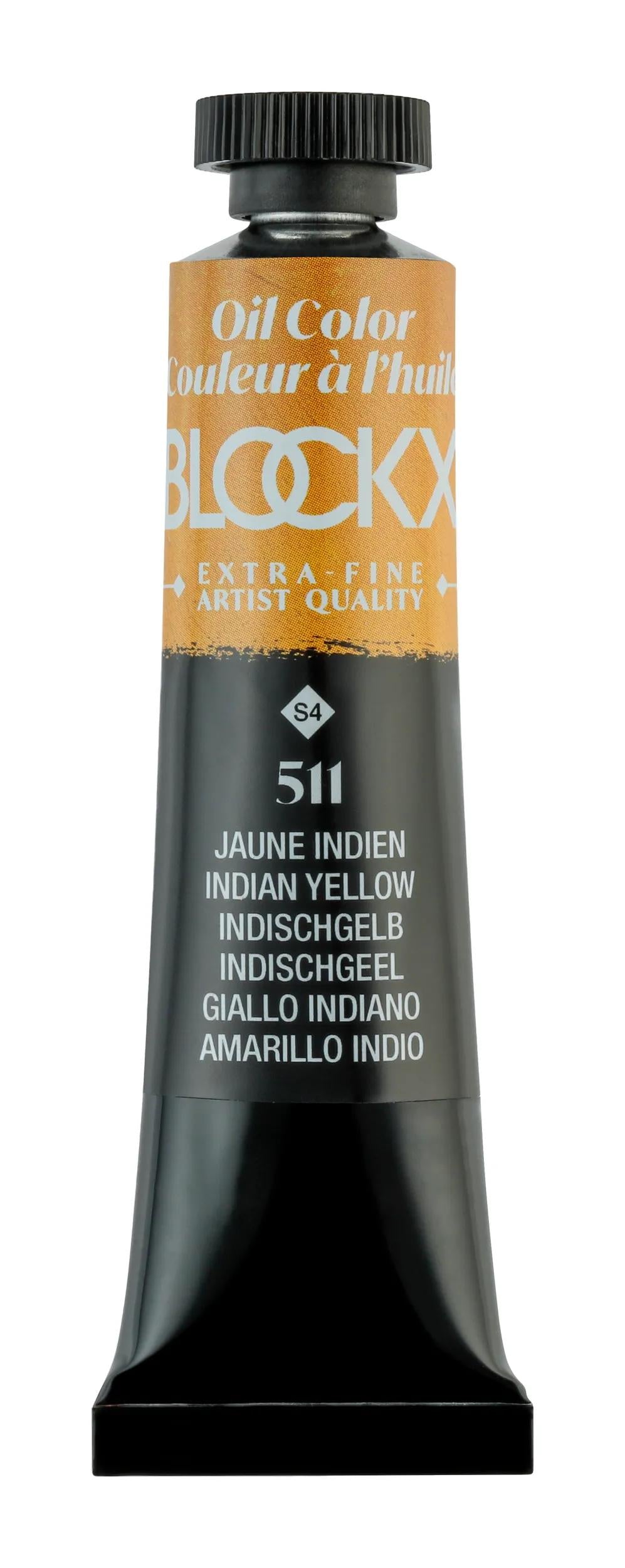Extra-fine oil paint tube 20ml - Indian yellow 511