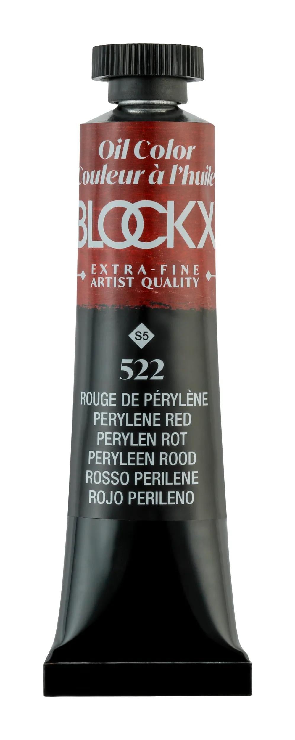 Extra-fine oil paint tube 20ml - Perylene red 522