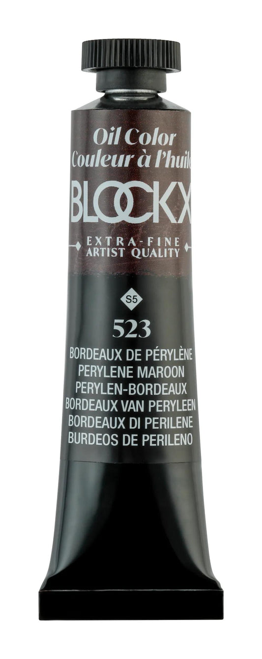 Extra-fine oil paint tube 20ml - Bordeaux de perylene 523