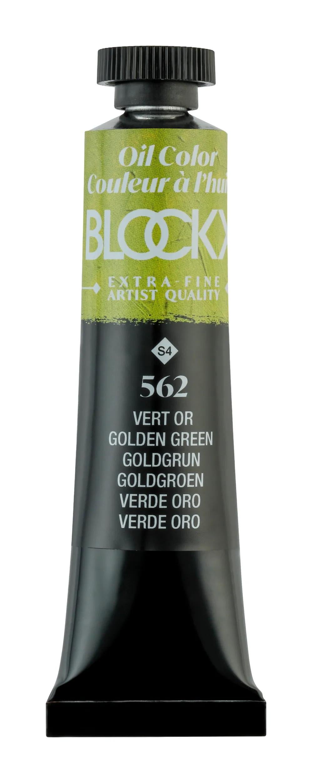 Extra-fine oil paint tube 20ml - Gold green 562
