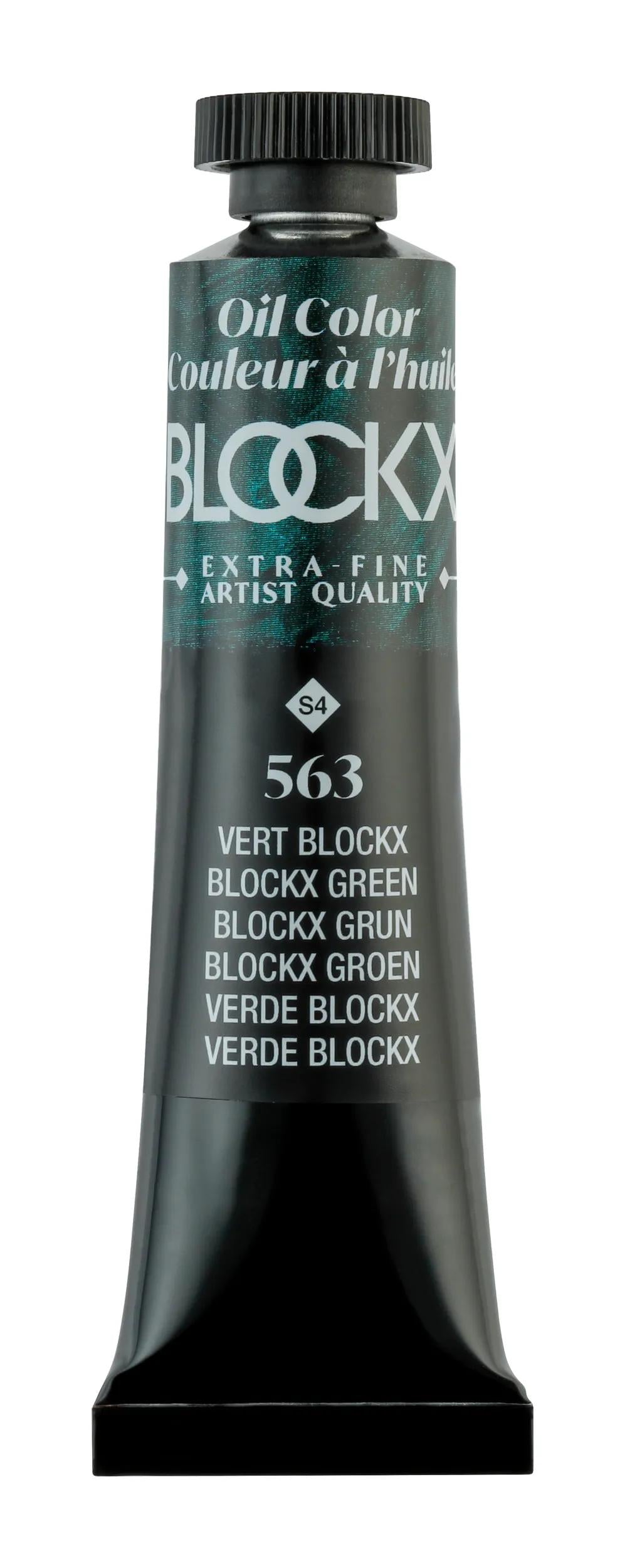 Extra-fine oil paint tube 20ml - Green blockx 563
