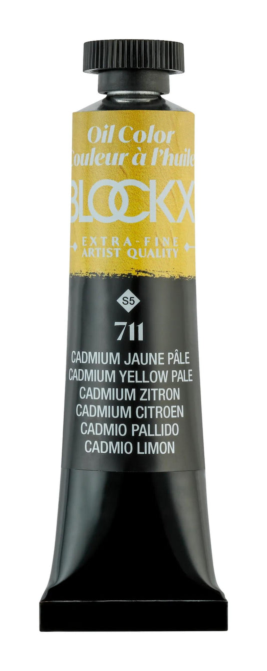 Extra-fine oil paint tube 20ml - Light yellow Cadmium 711