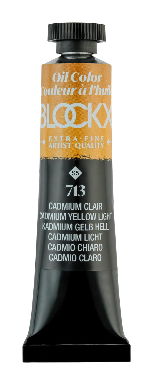 Extra-fine oil paint tube 20ml - Cadmium Yellow Claire 713