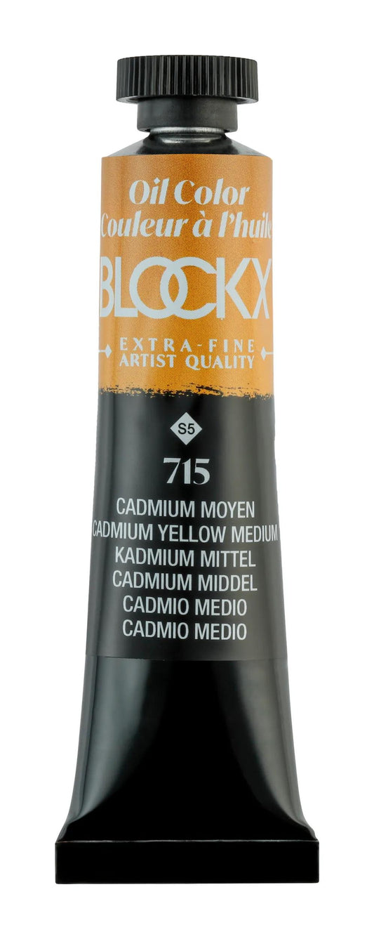 Extra-fine oil paint tube 20ml - Cadmium Yellow Medium 715