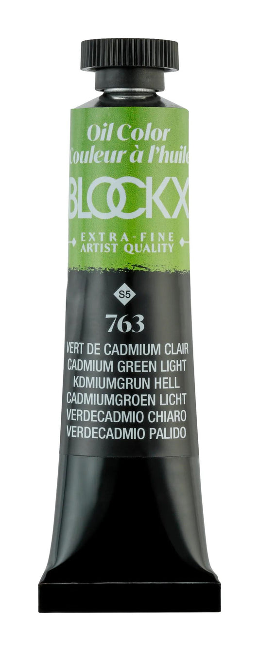 Extra-fine oil paint tube 20ml - Light cadmium green 763